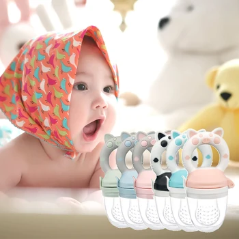 

Silicone Fresh Food Nibbler Baby Feeder Kids boy girl Fruit Nipples Feeding Safe Infant Baby Supplies Nipple soother Bottles