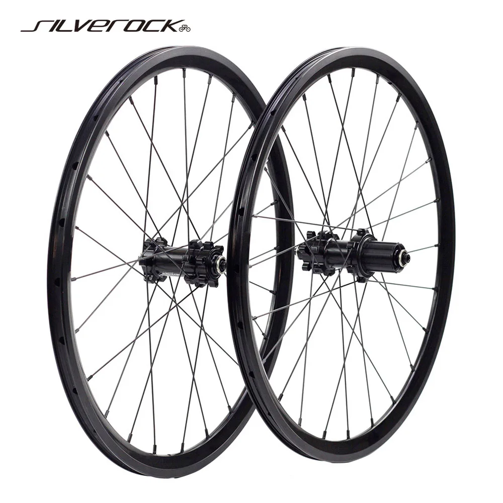 Paire De Roues Alliage 20 Pouces 406/451 Frein à Disque 8-11 Vitesses Pour Vélo Pliant