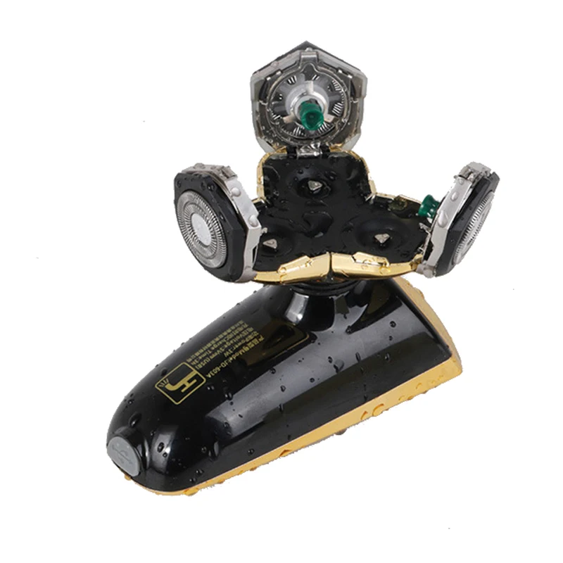 3D плавающая электробритва, зарядка через usb, Мужская бритва, моющаяся Бритва для всего тела, мини триммер для бороды с тройным лезвием, 40