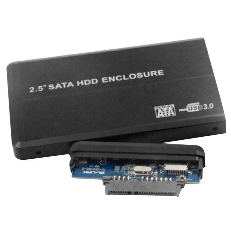2,5 дюйма 5 Гбит/с чехол для жесткого диска USB 3,0 SATA I SATA II чехол для внешнего жесткого диска портативный USB3.0 SATA адаптер HDD Чехол