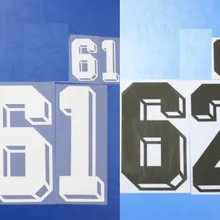 Настроить 3d стерео номер черный белый на заказ любое имя номер печати