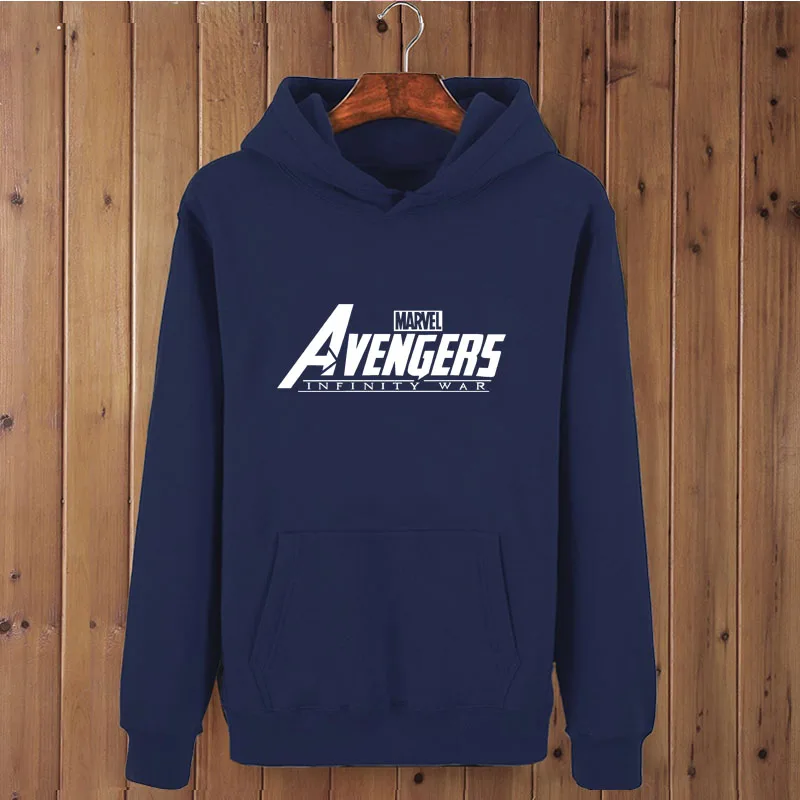 Высокое качество, осень и зима, Брендовые женские толстовки с капюшоном MARVEL, Мстители, бесконечные войны, женские толстовки с капюшоном MARVEL - Цвет: navy blue-W
