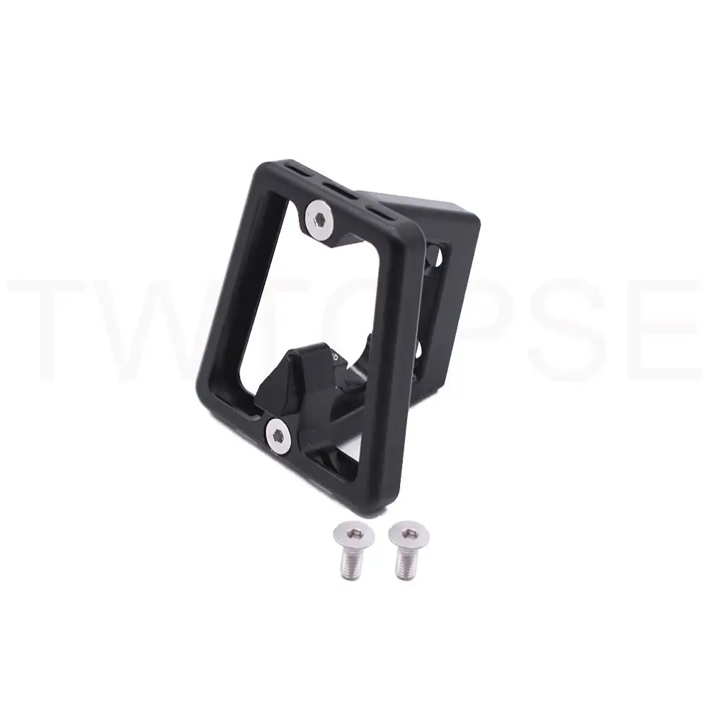 1 Mounting Block TWTOPSE передний багажный монтажный блок для Brompton складная сумка для велосипеда кронштейн держатель с ЧПУ Алюминиевый сплав 66,8 г велосипедная часть - Цвет: 1 Mounting Block
