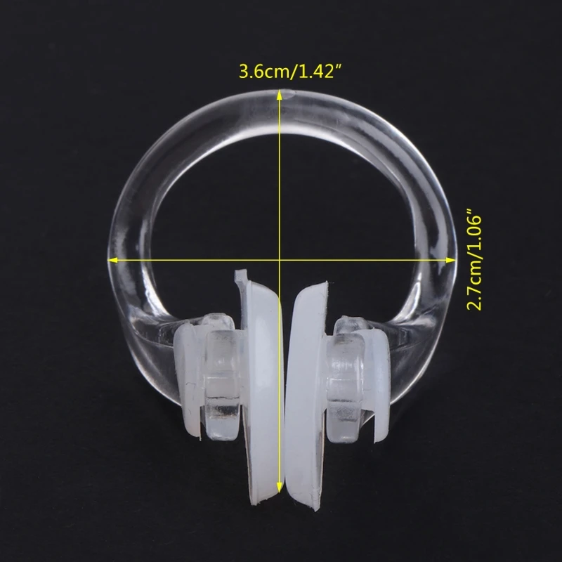 Swimming Nose Clip 3pcs Silica Gel