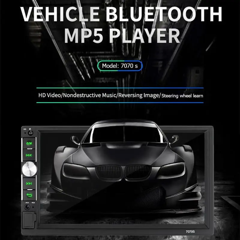 VODOOL 7070S 2 DIN 7 дюймов Сенсорный экран автомобильный стерео BT 4,0 FM головное устройство MP5 плеер Авто аксессуары