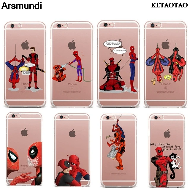 KETAOTAO Guardians Of The Marvel Galaxy чехлы для телефонов iPhone 4S/55/6S/7/8/X/PLUS прозрачные мягкие из ТПУ