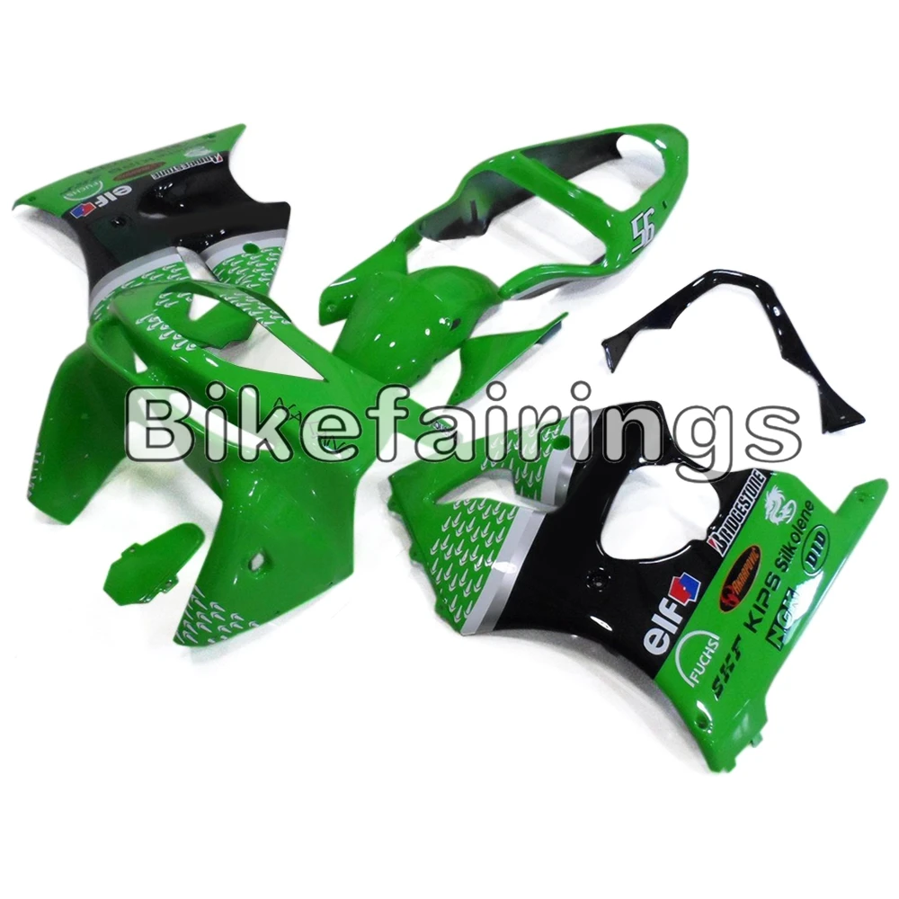 Обтекатели для Kawasaki ZX6R 1998 1999 ZX-6R 98 99 ABS пластик обтекатель комплект оранжевый черный кузов комплект Sportbike зеленые покрытия