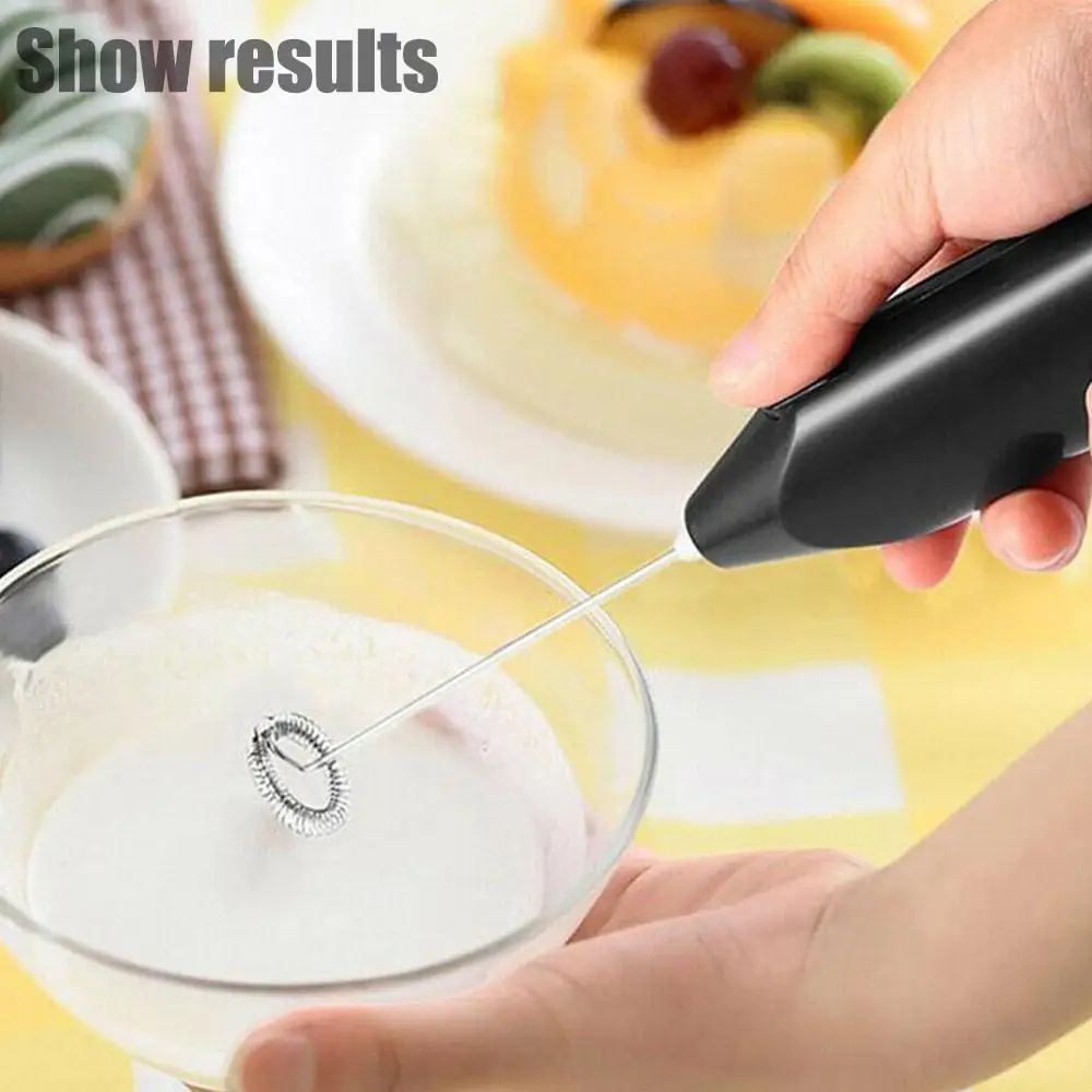 Whisk Mixer Egg Whisk Electric Food Grade Cream Coffee Milk Frother CE FDA ROHS Creative Eggbeater Home Kitchen Tools Bar