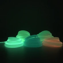 1 Пара светящихся вязаных шнуров для DIY браслета Плетеный ремешок светится в темноте ночной цвет флуоресцентный модный шнурок