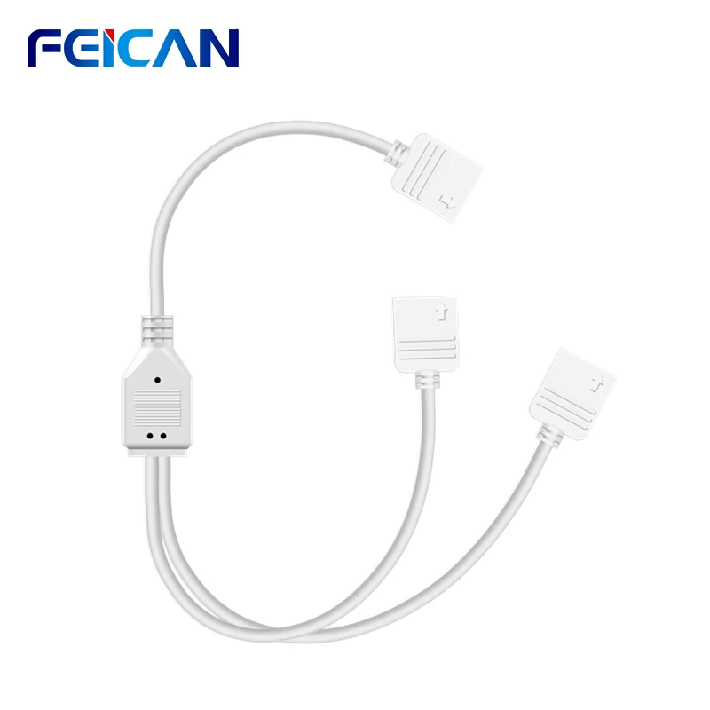 Разветвитель для светодиодной ленты 4 контакта RGB разъем 1 2 порта Удлинительный