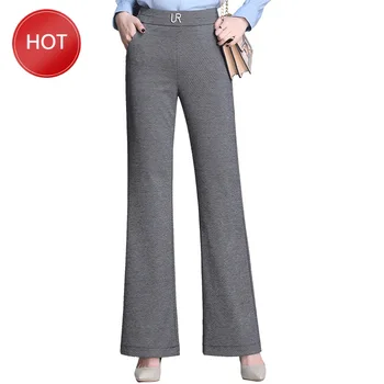 

Fall 2020 WomenWide Leg Pants Women Winter Women High Quality Cotton Casual Long Pants Fashion Windproof Ladies Pants