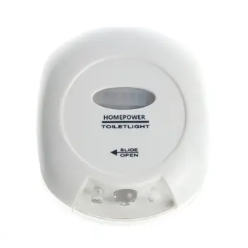 

2 Colors LED Motion Toilet Night Light Activated Sensor Bathroom Seat Lamp Safe