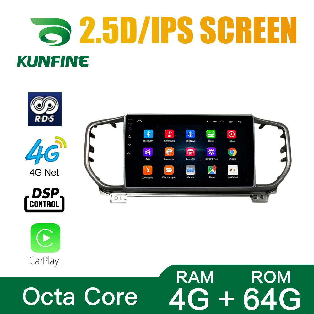 Автомобильный радиоприемник для KIA KX5 2019 Octa Core Android 10 0 автомобильный DVD-плеер с