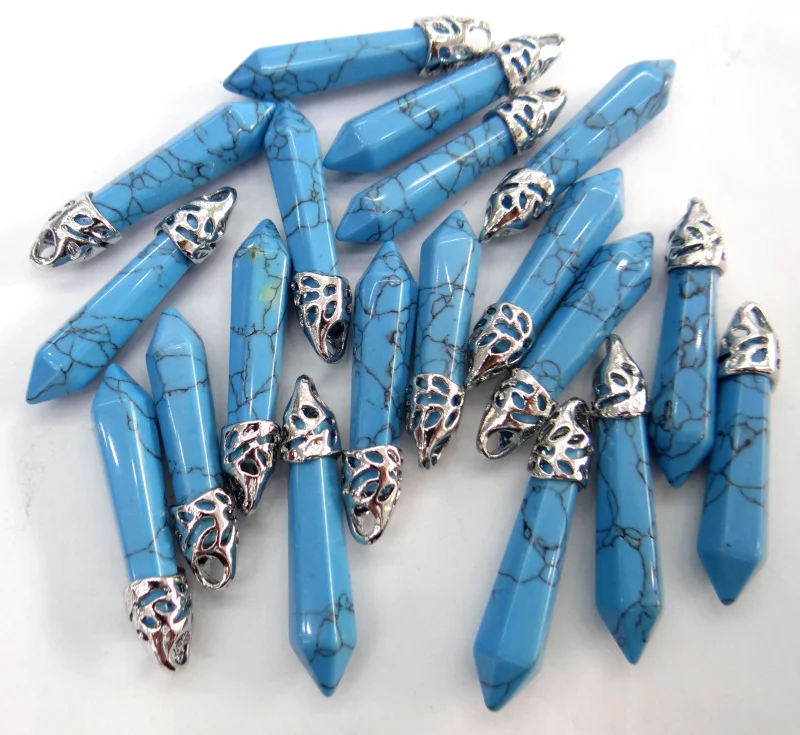 

Натуральный камень, бирюзовые кварцевые кристаллы, тигровый глаз, авантюрин, Смешанные Подвески, чакры, изготовление ювелирных изделий, ожерелье, аксессуары 20 шт.