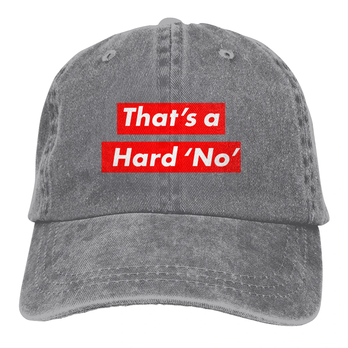 Это жесткая не Casquette черная унисекс Мужские Женские джинсовые бейсболка с ремешком кепки регулируемые Гольф папа шляпа