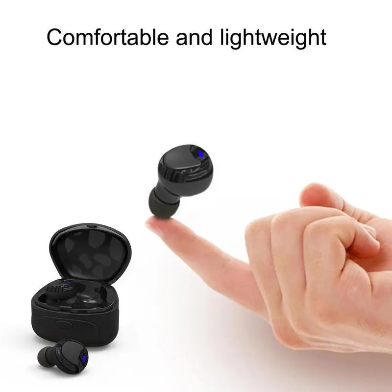 T7 Bluetooth 5,0 наушники, мини Беспроводные спортивные наушники, стерео игровые наушники с ручкой, двойной водонепроницаемый звук Hea P0D4