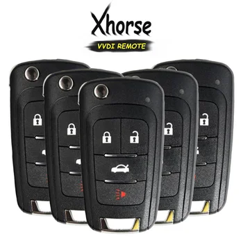 

KEYECU 5x XKBU01EN (English Version) for Buick Type Universal 4 Button Remote Key Fob for VVDI Key Tool VVDI2