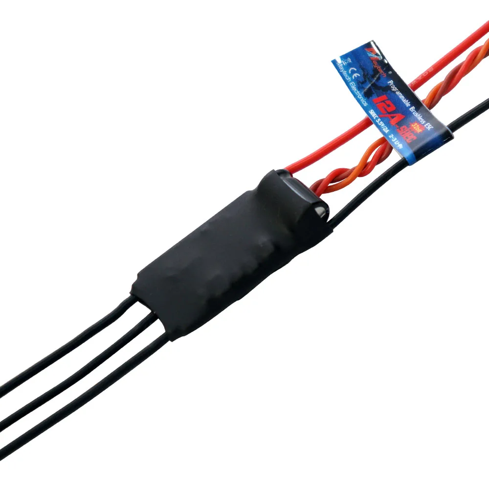 

Maytech 12A SBEC RC Airplane ESC with 5.5V 2A BEC 32bit ARM Processor ESC Speed Controller 2-3S Lipo