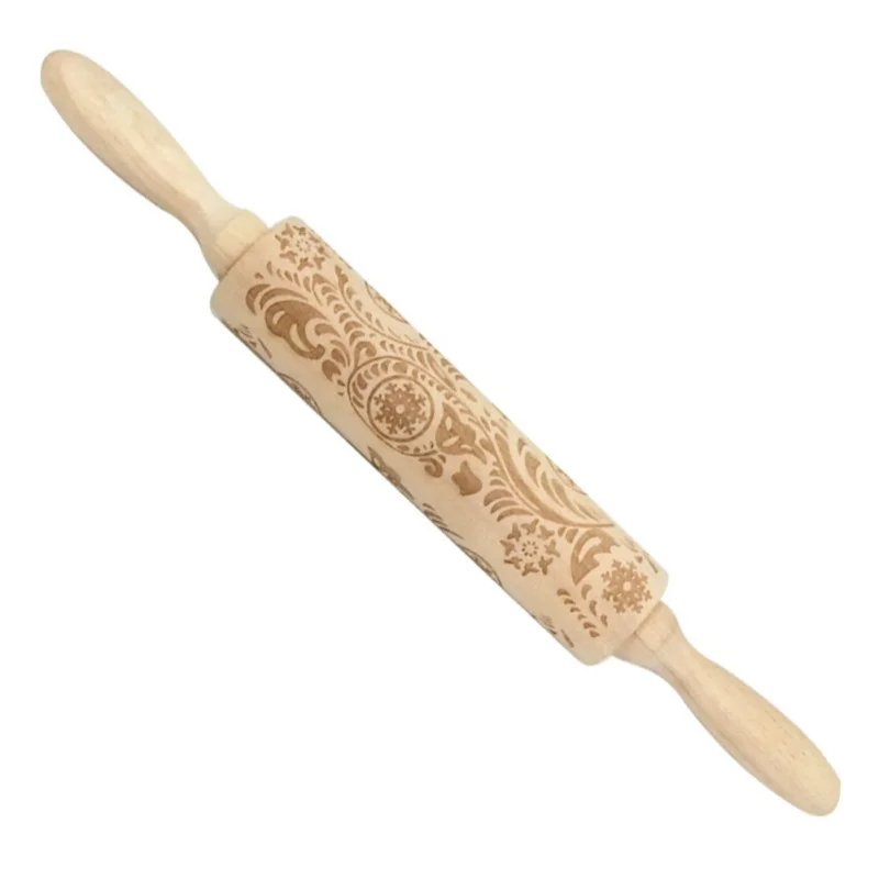 AS1149A3 Рождественская Скалка rouleau a patisserie walek do ciasta patisserie outils аксессуары douille patisserie Xmas - Цвет: AS1149A3