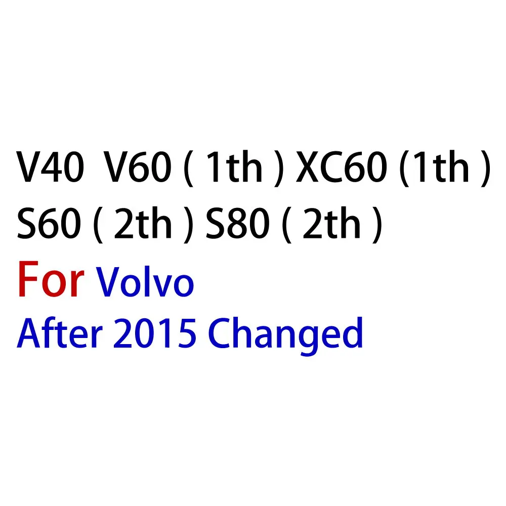 Для Volvo V40 V60 V90 XC60 XC90 S60 S80 S90 Park Assist Pilot Передняя и задняя камера с интерфейсом заднего вида - Название цвета: 2015-2017