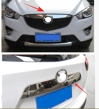 

Suitable for...2 in1 CX5 CX5 2012-2014 barbecue surroundings while HOOD before trunk lid trim chrome plated - back arm - ring fa