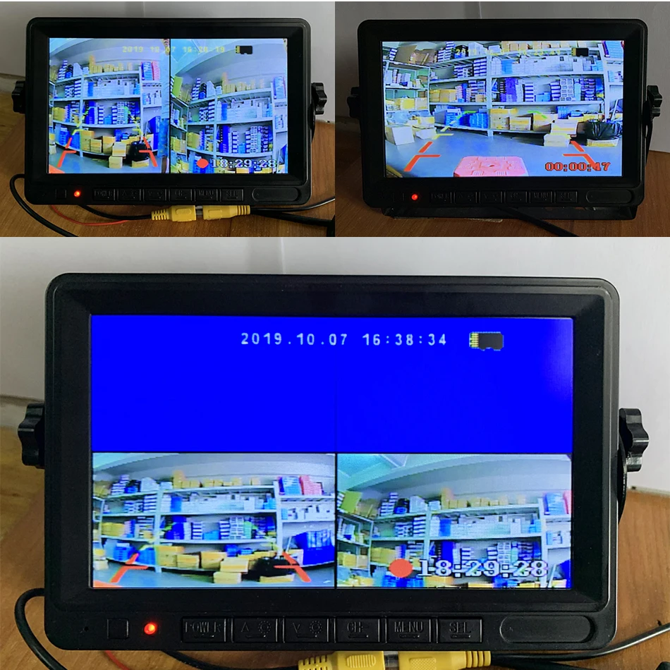 GreenYi 360 градусов панорамная система DVR рекордер коробка может подключить 4 камеры для автомобиля передний задний левый правый видео Парковочная система