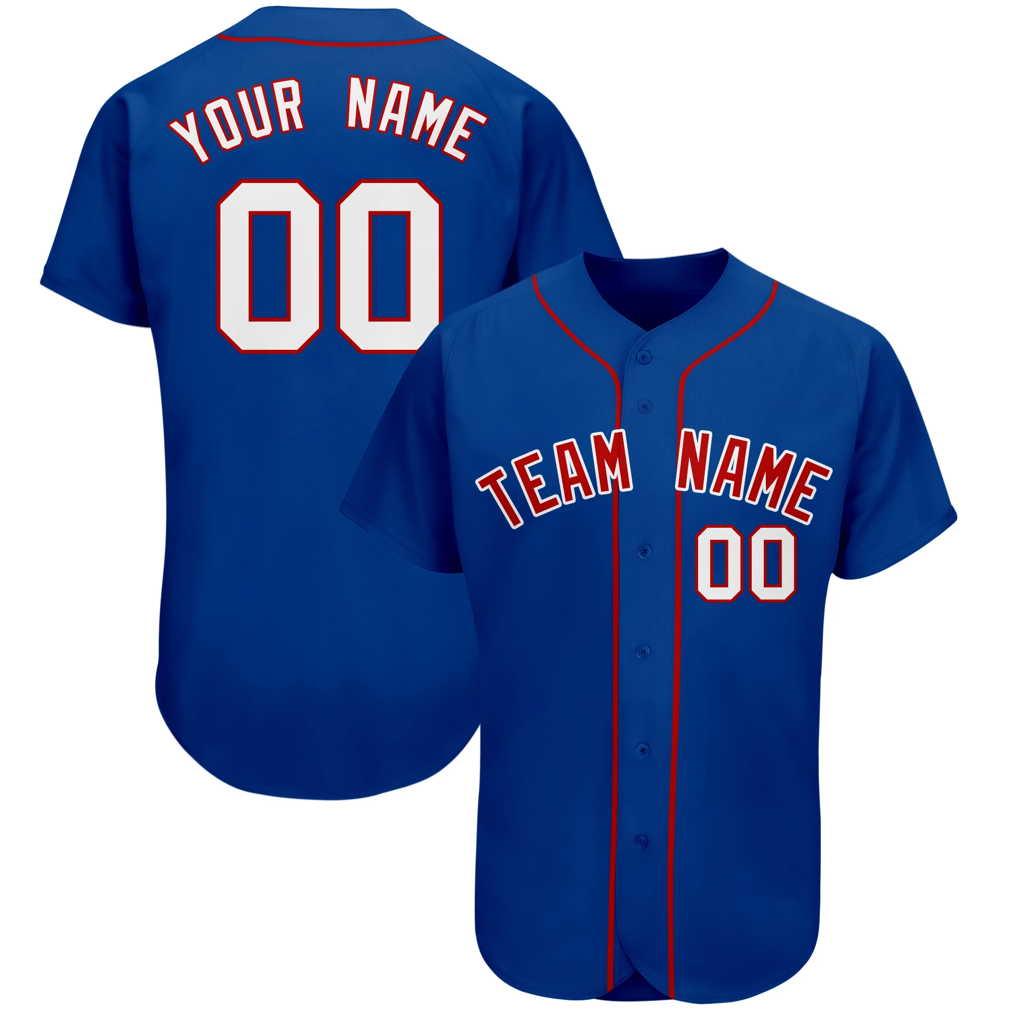 

Men/Women/Youth Custom Design Your Own Baseball Jersey Sublimation Printing Team Name Numbers Softball Game Outdoor Sport Shirts