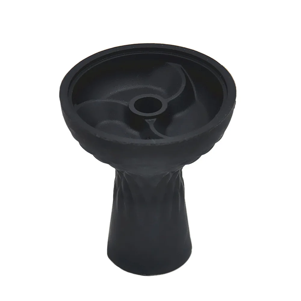 

1PCS Single-hole Three-rotation Silicone Bowl Smoke Pot Hookah Accessories Silicone Smoke Pot Smoking Set Base Accessories