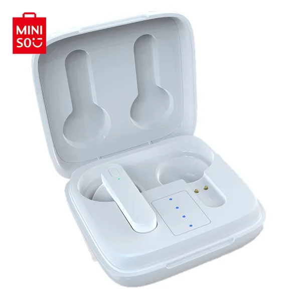 MINISO Half-in-ear TWS Ture auricolari Wireless Bluetooth TS16C cuffie  Stereo per auricolari Smart Phone scatola di ricarica
