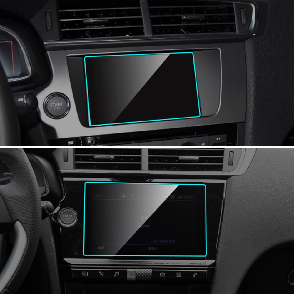 Защита экрана автомобиля для Citroen DS 4 5 6 4S 5LS пленка из закаленного стекла GPS