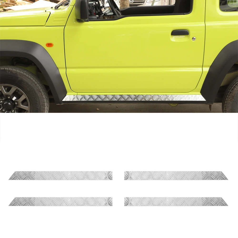 Накладка на порог для Suzuki Jimny 2019 2020 2021 JB74 JB64 Защитная педаль внешний аксессуар