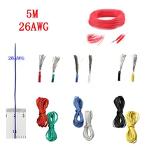 UL1007 26AWG провод кабель 5 метров электронный кабель 1,4 мм ПВХ макет перемычки кабели провода UL сертификация PCB припой кабель