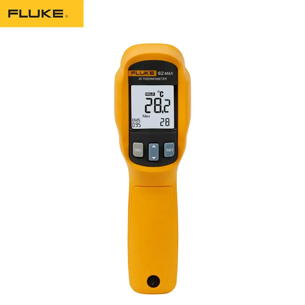 Fluke 62 MAX инфракрасный термометр, Бесконтактный цифровой лазерный инфракрасный термометр, пирометр