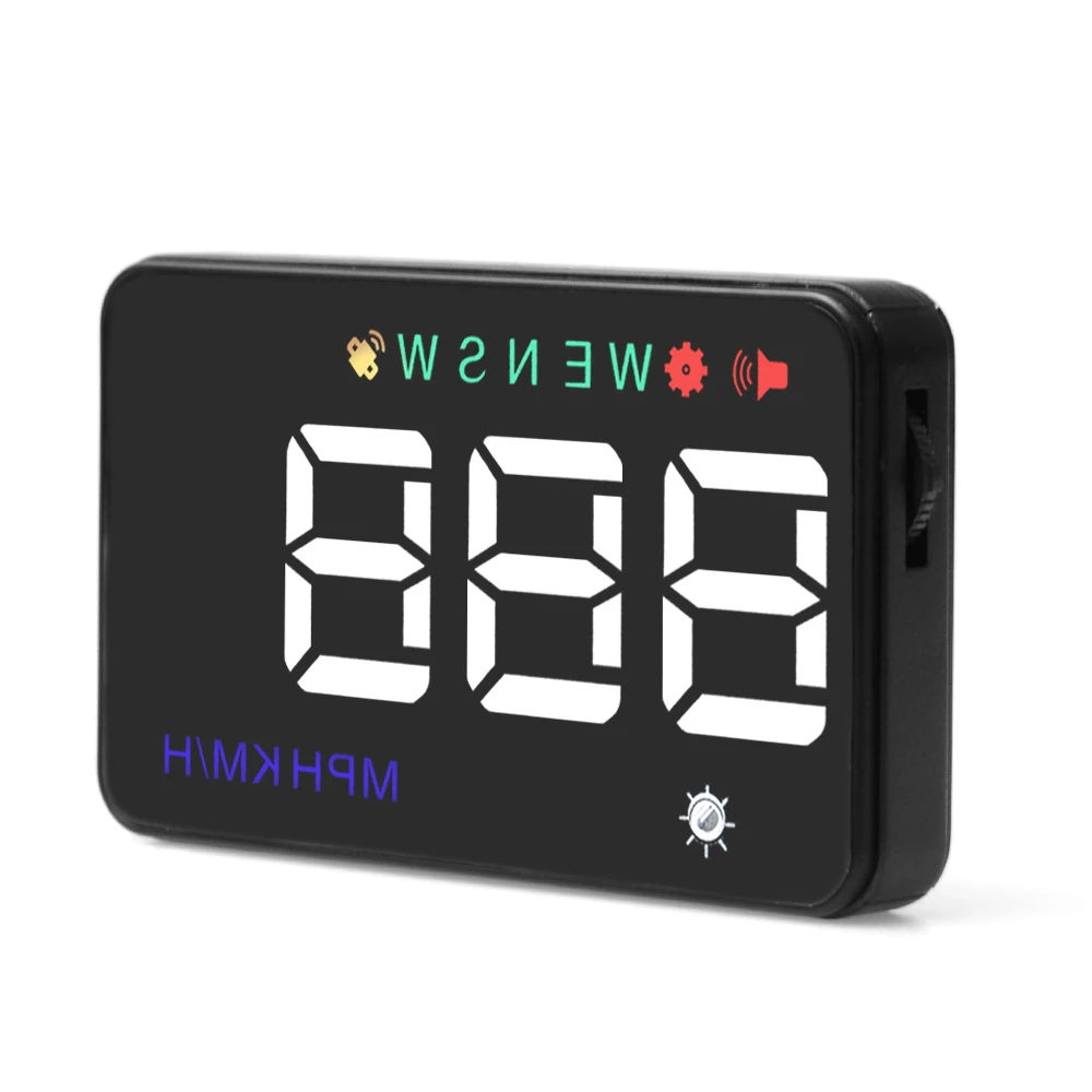 3,5 дюймов HUD A5 OBD II лобовое стекло автомобиля HUD Дисплей с gps Предупреждение об усталости скорости