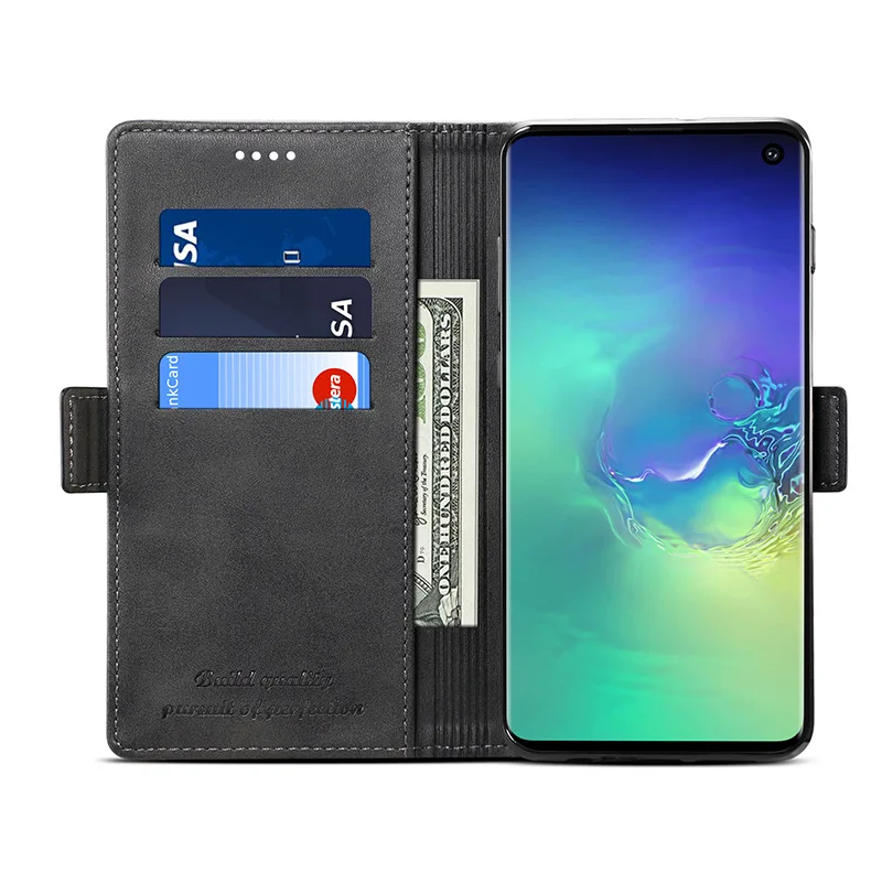 Роскошный кошелек из искусственной кожи флип-чехол для телефона для samsung Galaxy S10 S10E S10 S9 Plus чехол Магнитный держатель для карт Coque Fundas