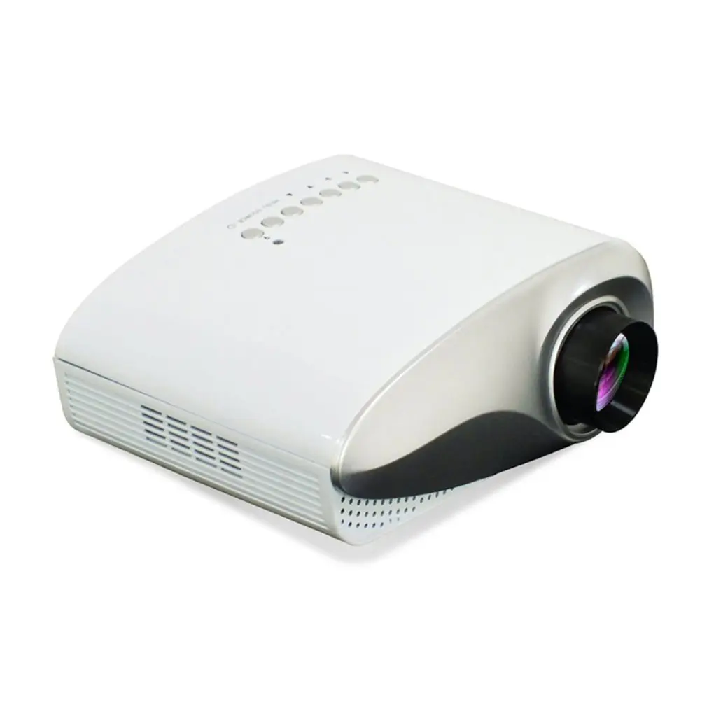 

White Mini Home Cinema Mini Draagbare 1080P 3D HD LED Projector Multimedia Home Theater USB VGA HDMI TV