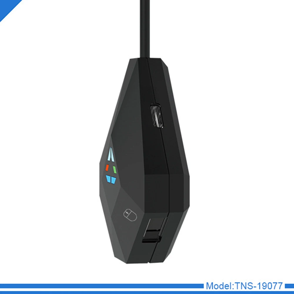 Аксессуары для контроллера Plug And Play для видеоигр ABS черный конвертер для клавиатуры и мыши USB адаптер без вибрации геймпад для переключателя