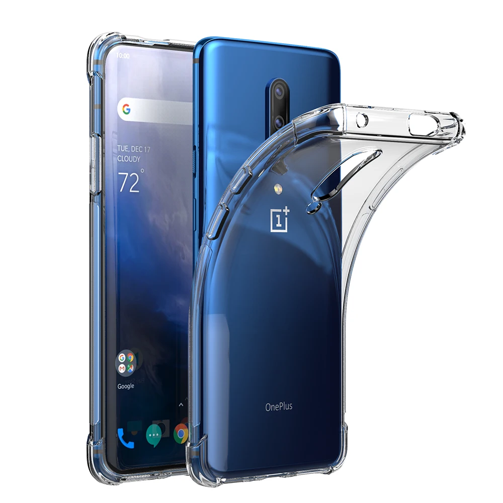 

Anti-shock Shockproof Case Oneplus 7T Pro 5 5T 6 6T McLaren Edition Clear Soft TPU Full Cover One Plus 7 Pro 3 3T 5G Airbag Case