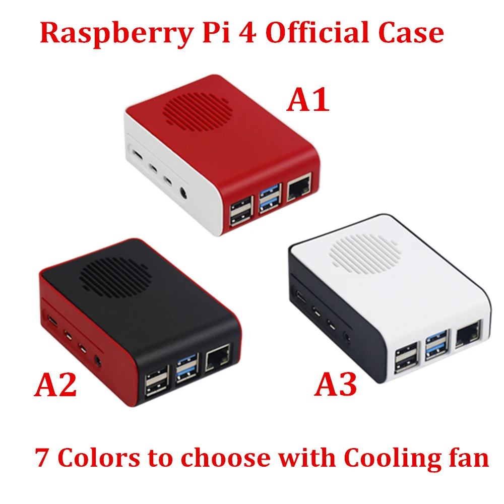 Новинка Raspberry Pi 4 Модель B 4 Гб ОЗУ с охлаждающим вентилятором Официальный чехол Raspberry Pi 32 ГБ карта HDMI кабель 5V3A источник питания для RPi 4