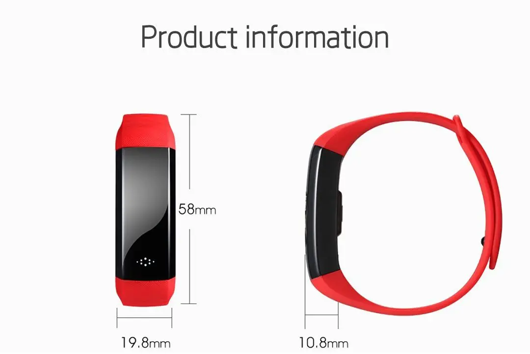 OLED 0,96 дюймовый цветной экран Смарт часы спортивный режим шагомер будильник мониторинг сна напоминание о сидячем положении Bluetooth умный Браслет