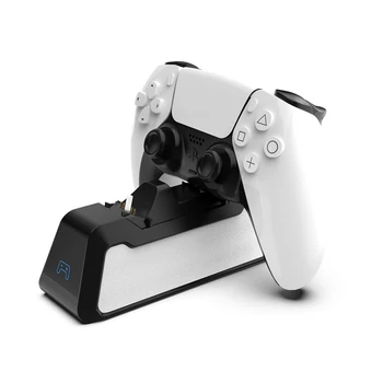

Handle Charger Charging Dock Station USB Charger Charging Cable Charger Cradle for PS5 Gaming Controllers Handles Kit