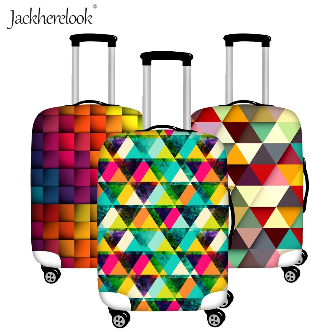 colorful trolley bags