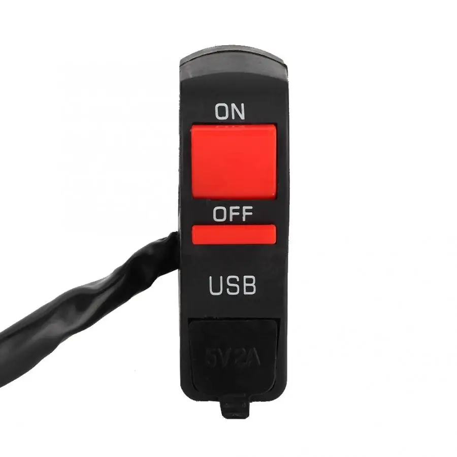 E-bike моторное водонепроницаемое зарядное устройство переключатель USB автомобильный 12 В мотоцикл фара автомобильное зарядное устройство для телефона Запчасти для E-bike