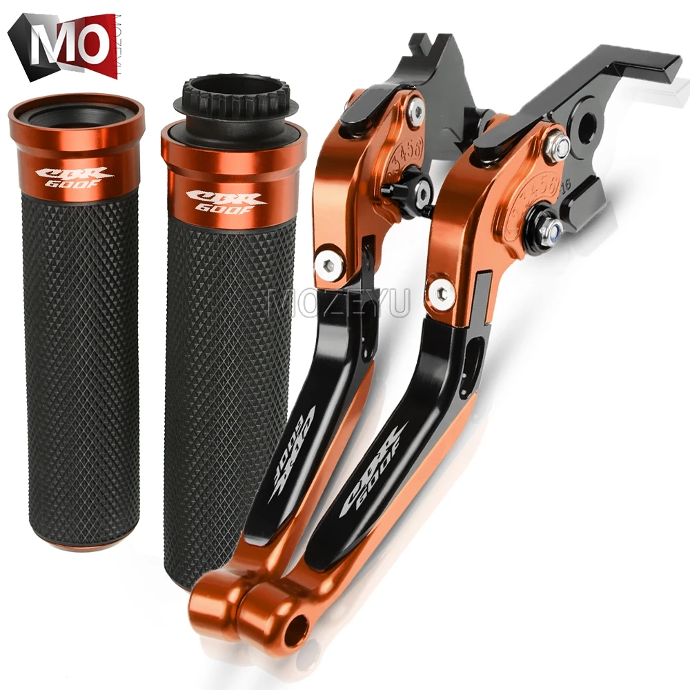 Для Honda CBR600F CBR 600F CBR 600 F CBR600 F 2011-2013 2012 аксессуары для мотоциклов ЧПУ Рычаги Тормозная система сцепления руль ручки - Цвет: Orange