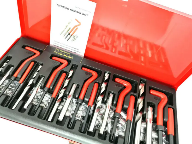 

131 Pc Screw Thread Repairing Tools 131 Pieces Screw Thread Repairing Tools