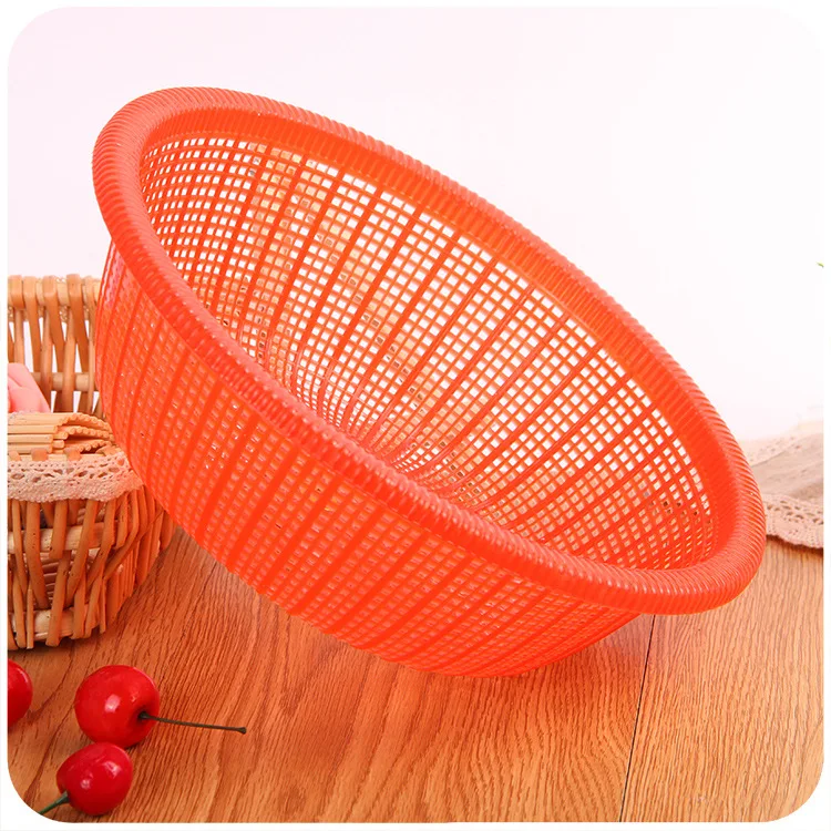 G062 Diameter 25cm High 7cm Lace Milan Low Voltage Wash Milan Drain Basket Fruit Basket 2 Yuan Shop Supply Of Goods
