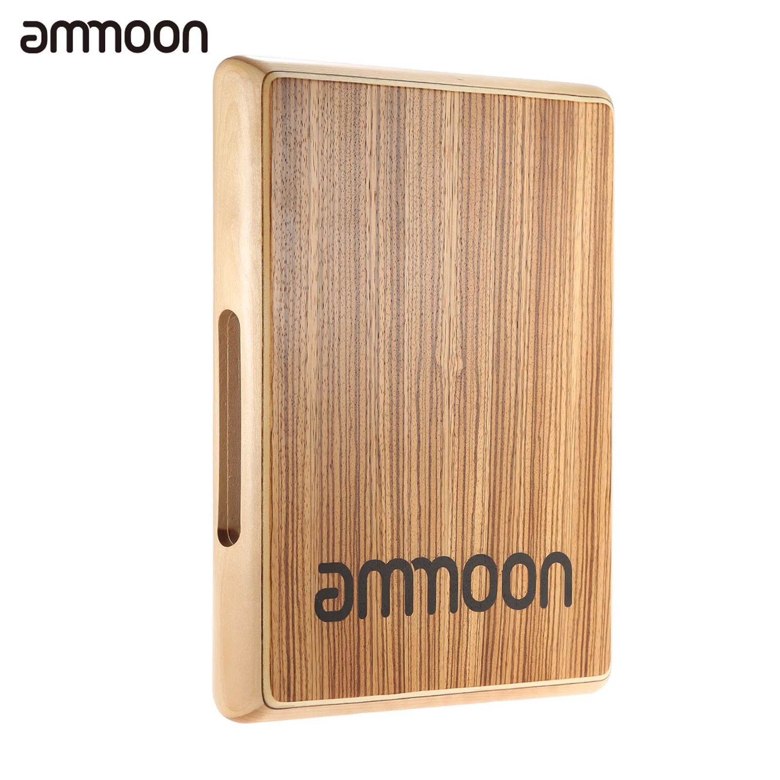 Ammoon-Instrumento de suspensión de tambor de mano plano, compacto, de viaje, Cajon, 31,5x24,5x4,5 cm, con caja plana de viaje, bolsa de transporte