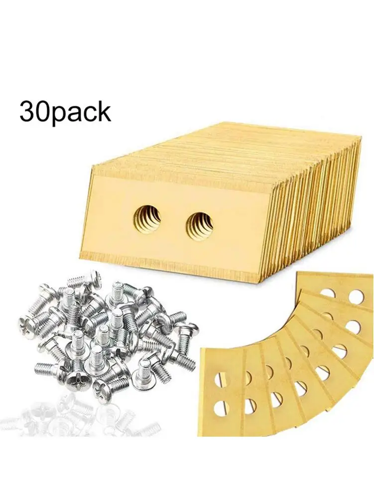 

Robot lawn mower replacement blade with 2 holes anti-rust durable lawn mower garden power tool lawn mower accessories supplies