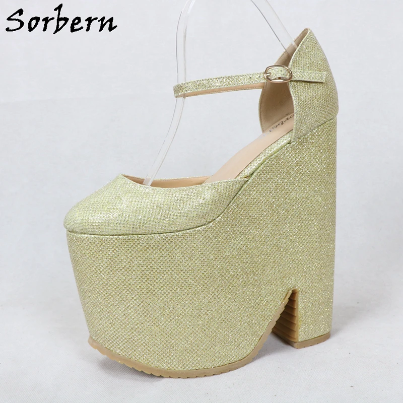 sorbern gold wedge pump shoes08
