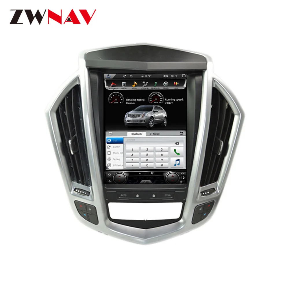 Android 8.1 Tesla style Car GPS Navigation For Cadillac SRX 2009-2012 headunit auto stereo Multimedia player radio tape recorder